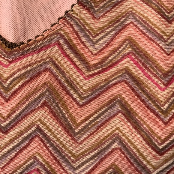 Sigrid Olsen Sport Zigzag Pattern Top Size M - Picture 10 of 11
